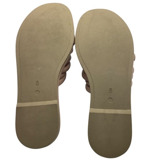 Seychelles Womens Simply the Best Knotted Tan Slide Sandals Size 8 Made In Italy - Picture 6 of 6